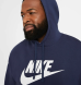 Худи Мужское Nike M NSW Club Hoodie Po Bb Gx (BV2973-410), XL