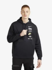 Кофта Чоловічі Nike M Nk Club+ Bb Po Hoodie Mlogo Flc (DX0783-010)