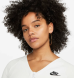 Кофта женская Nike Nsw Ls Top Rib Sw (FJ5220-121), L
