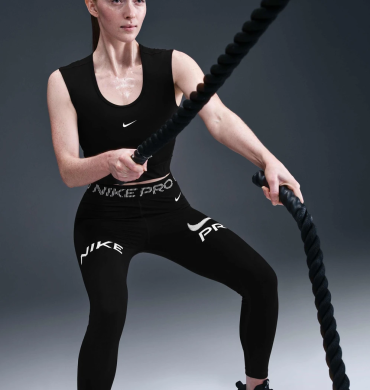 Лосини жіночі Nike Pro Mid-Rise 7/8 Graphic (HV2306-010), S