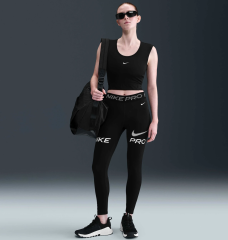 Лосины женские Nike Pro Mid-Rise 7/8 Graphic (HV2306-010)