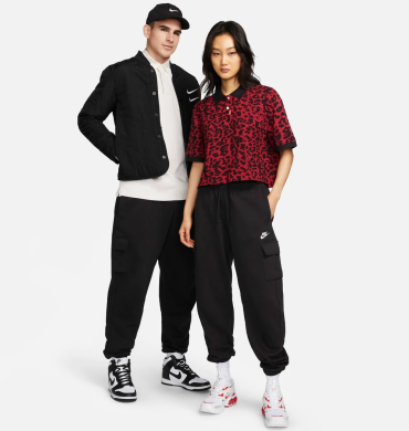 Штаны женские Nike Nsw Club Fleece Cargo (DQ5196-010), M