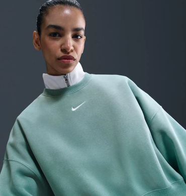 Жіноча толстовка Nike Style Flc Crew Oos (DQ5761-017)