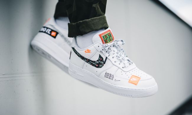 Мужские кроссовки Nike Air Force 1 07 Just Do It Pack "White", EUR 44,5