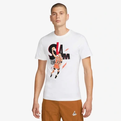 Футболка Чоловіча Jordan Game 5 Men's T-Shirt - White (DH8948-100), S