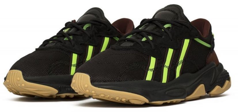 Кросівки Adidas x Pusha T Ozweego "Black Brown Green", EUR 40