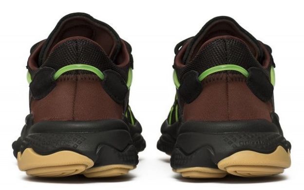 Кросівки Adidas x Pusha T Ozweego "Black Brown Green", EUR 44