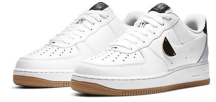 Кроссовки Nike Air Force 1 Low 07 Lv8 X NBA "White/Grey/Gum", EUR 36