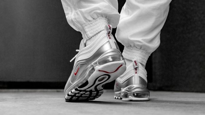 Кроссовки Nike Air Max 97 'Silver White', EUR 45