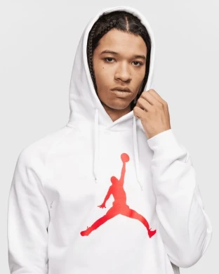 Чоловіча Кофта Nike M Jordan Jumpman Logo Flc Po (AV3145-100), L