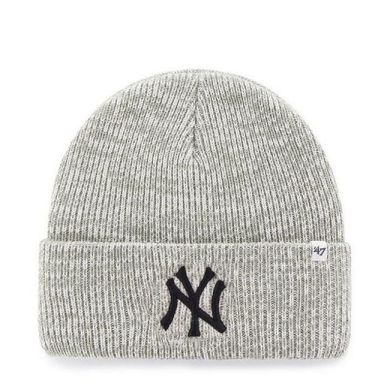 Шапка 47 Brand MLB New York Yankees Brain Freeze Cuff Knit (BRNFZ17ACE-GY), One Size