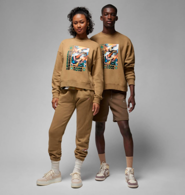 Свитшот Air Jordan x Brooklyn Moss Fleece Crew (FD7860-258), S