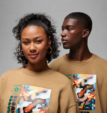 Свитшот Air Jordan x Brooklyn Moss Fleece Crew (FD7860-258), S