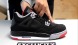 Баскетбольные кроссовки Nike Air Jordan Retro 4 IV "Black cement", EUR 37