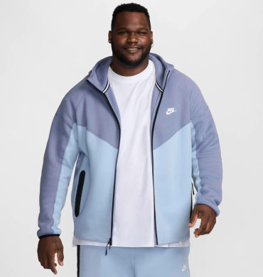 Толстовка мужская Nike Tch Flc Fz Wr Hoodie (FB7921-440)
