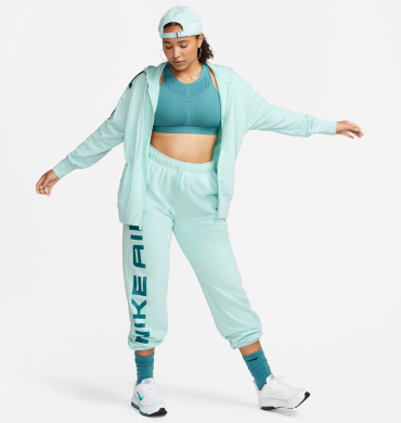 Толстовка жіноча Nike W Nsw Air Fleece Os Fz Hd (FB8047-346), L