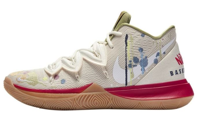 Баскетбольні кросівки Nike x Bandulu Kyrie 5 "Embroidered Splatters" , EUR 41