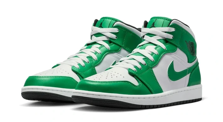 Кросівки Чоловічі Jordan 1 Mid “Lucky Green” (DQ8426-301), EUR 44