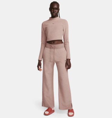 Женская кофта Nike W NSW Phnx Plsh LS Crop Top (FN3619-208)