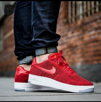 Кросiвки Nike Air Force 1 Flyknit Low "Red", EUR 45