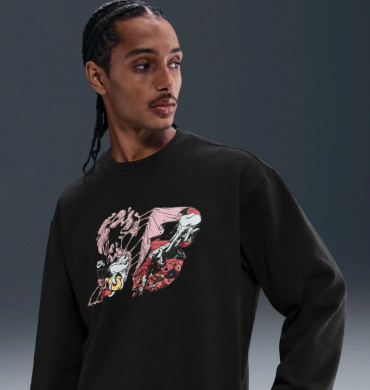 Толстовка Nike SB Essential Gfx Flc Crew (HQ9010-010), M