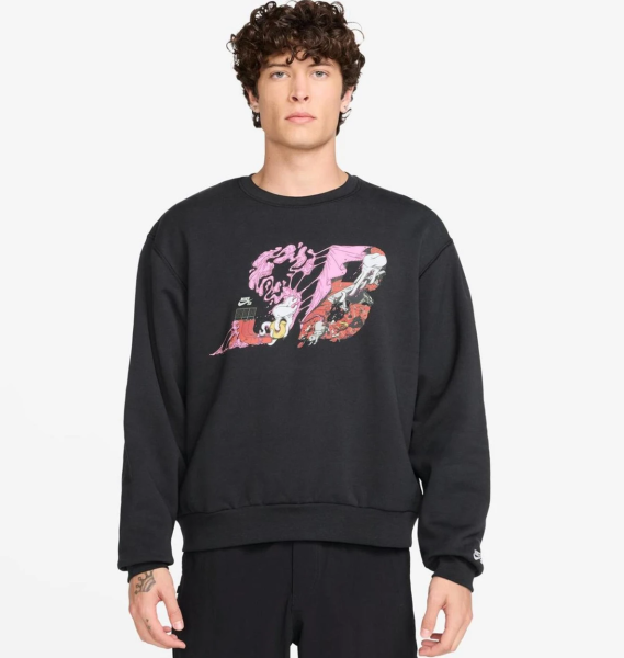 Толстовка Nike SB Essential Gfx Flc Crew (HQ9010-010)