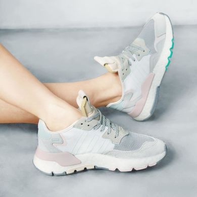 Жіночі кросівки Adidas Nite Jogger 'White Mint Pink', EUR 39