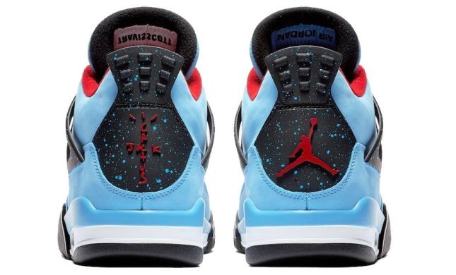 Баскетбольні кросівки Nike Air Jordan 4 x Travis Scott "Cactus Jack", EUR 42,5