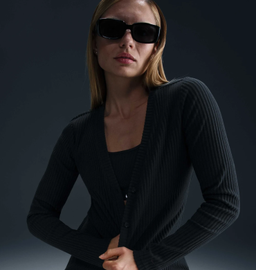 Кофта женская Nike W Chll Knt Rib Cardigan (HJ1242-010)