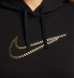 Женская кофта Nike Club Fleece Shine Po (FB8763-010)