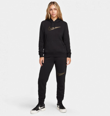 Женская кофта Nike Club Fleece Shine Po (FB8763-010)