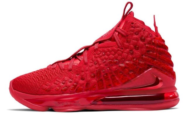 Баскетбольні кросівки Nike LeBron 17 "Red Carpet", EUR 46
