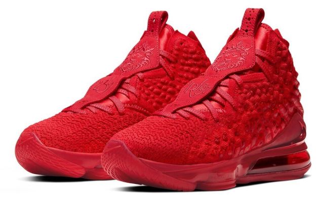 Баскетбольные кроссовки Nike LeBron 17 "Red Carpet", EUR 41