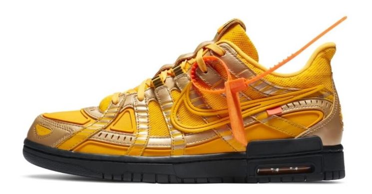 Кросівки Off-White x Nike Air Rubber Dunk "University Gold", EUR 44