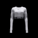Лонгслив женский Nike Pro Df 365 Crop Ls (FV5484-100), S