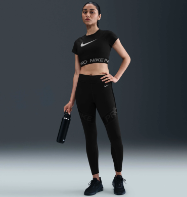 Топ Nike Pro Dri-FIT Cropped Graphic (HV3673-010), M