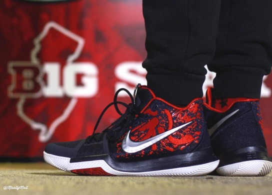 Баскетбольные кроссовки Nike Kyrie 3 Samurai "Red/Black/Multi", EUR 44,5
