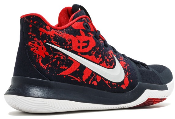 Баскетбольні кросівки Nike Kyrie 3 Samurai "Red/Black/Multi", EUR 46