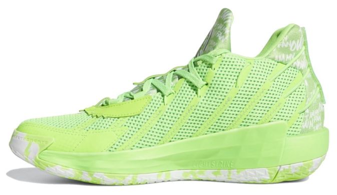 Баскетбольные кроссовки Adidas Dame 7 "I Am My Own Fan - Solar Green", EUR 40