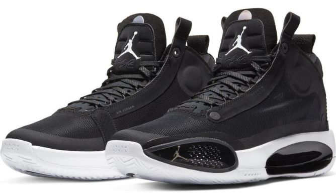 Баскетбольные кроссовки Air Jordan 34 XXXIV "Black/White", EUR 44,5