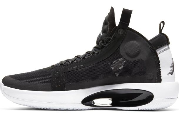 Баскетбольные кроссовки Air Jordan 34 XXXIV "Black/White", EUR 43