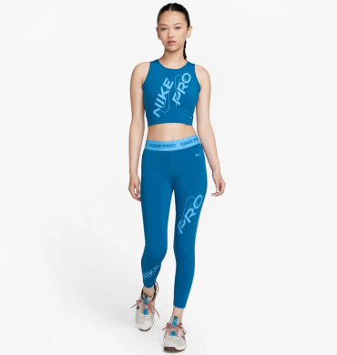 Легінси Nike Pro Mid-Rise 7/8 Graphic (FB5488-457)