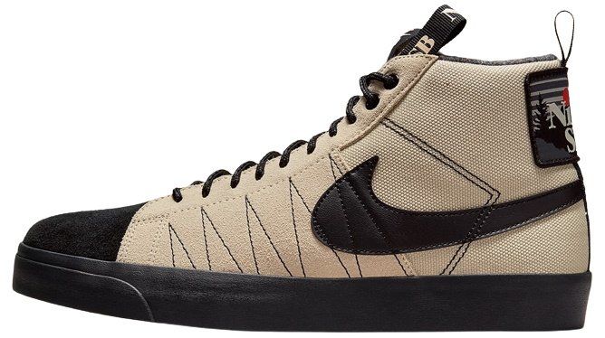 Мужские кроссвки NIKE SB ZOOM BLAZER MID PRM (DC8903-200)