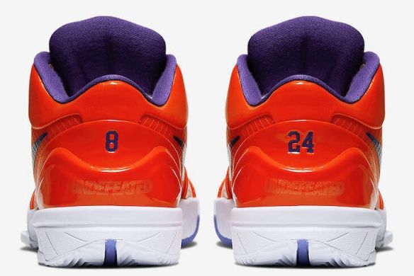 Баскетбольные кроссовки Nike Kobe 4 Protro Undefeated "Phoenix Suns", EUR 41