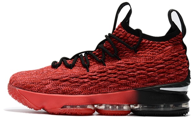Баскетбольні кросівки Nike LeBron 15 “Red/Black” , EUR 46