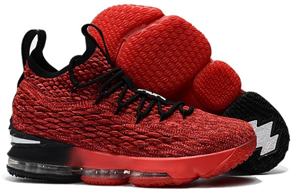 Баскетбольні кросівки Nike LeBron 15 “Red/Black” , EUR 44