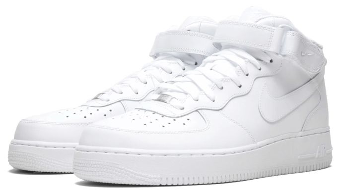 Оригинальные кроссовки Nike Air Force 1 Mid "White" (315123-111), EUR 45