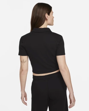 Поло Nike W Nsw Essntl Ss Crp Top (DV7884-010), XS