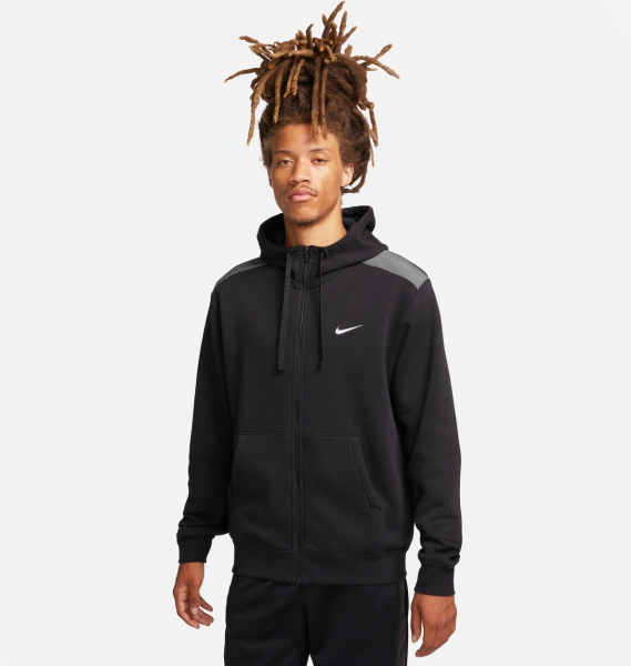 Толстовка мужская Nike Sp Flc Fz Hoodie Bb Black FQ8819-010