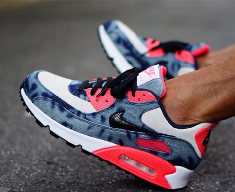 Кросівки Nike Air Max 90 "Infrared Washed Denim", EUR 41